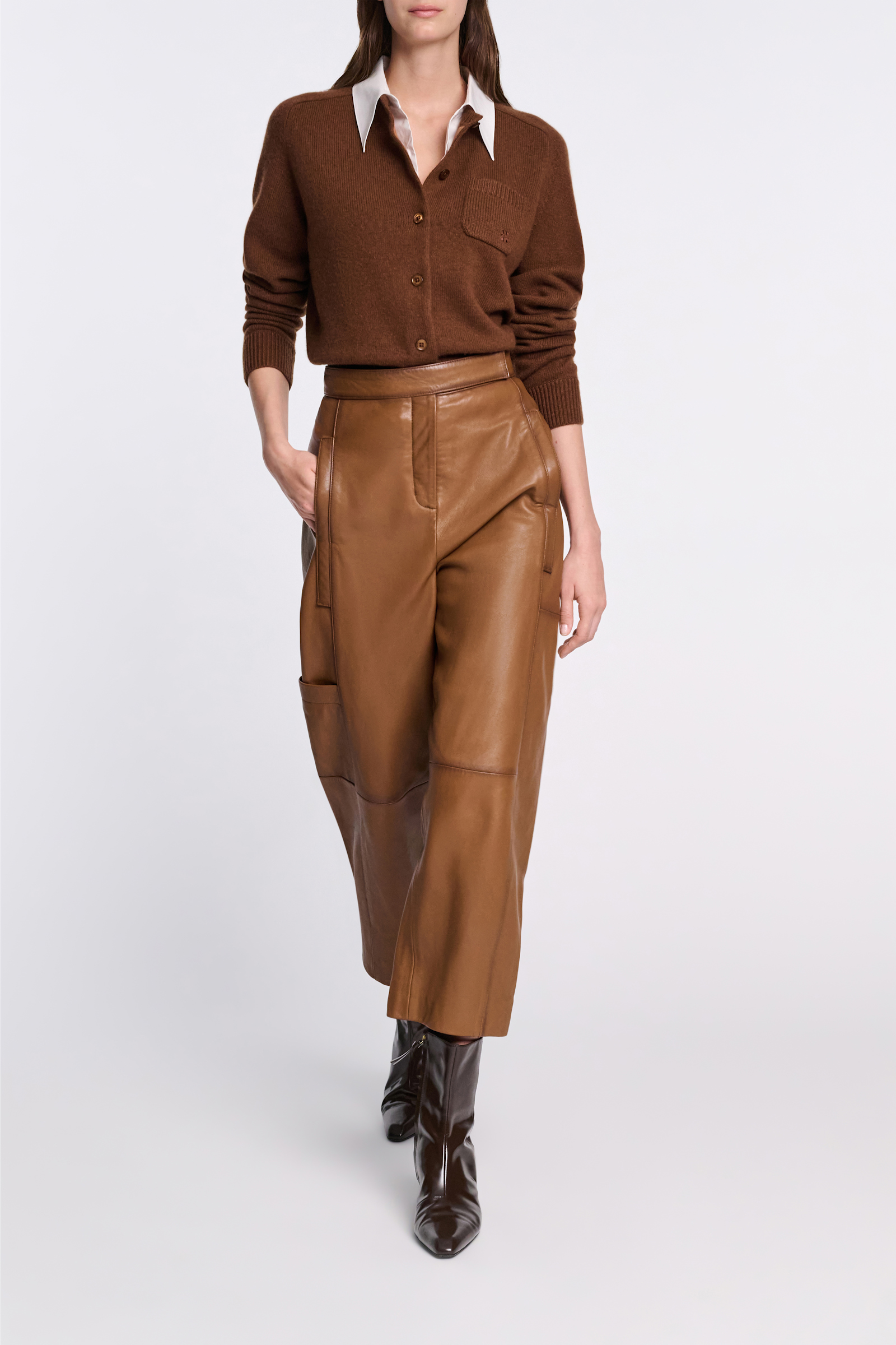 Dorothee Schumacher Peg Top Lederhose terra