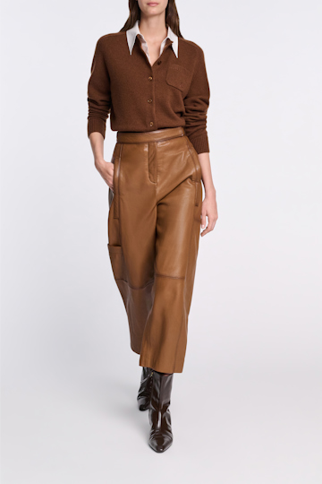 Dorothee Schumacher Peg Top Lederhose terra