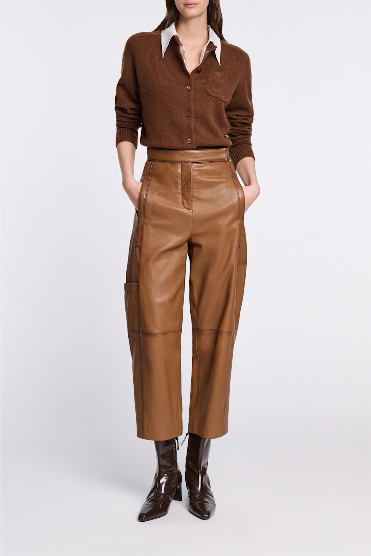 Dorothee Schumacher Peg Top Lederhose terra