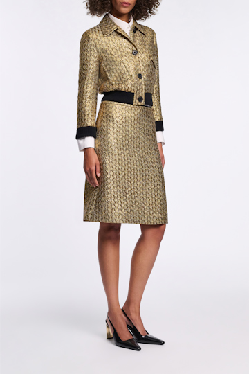 Dorothee Schumacher Goldene Lurexjacke gold