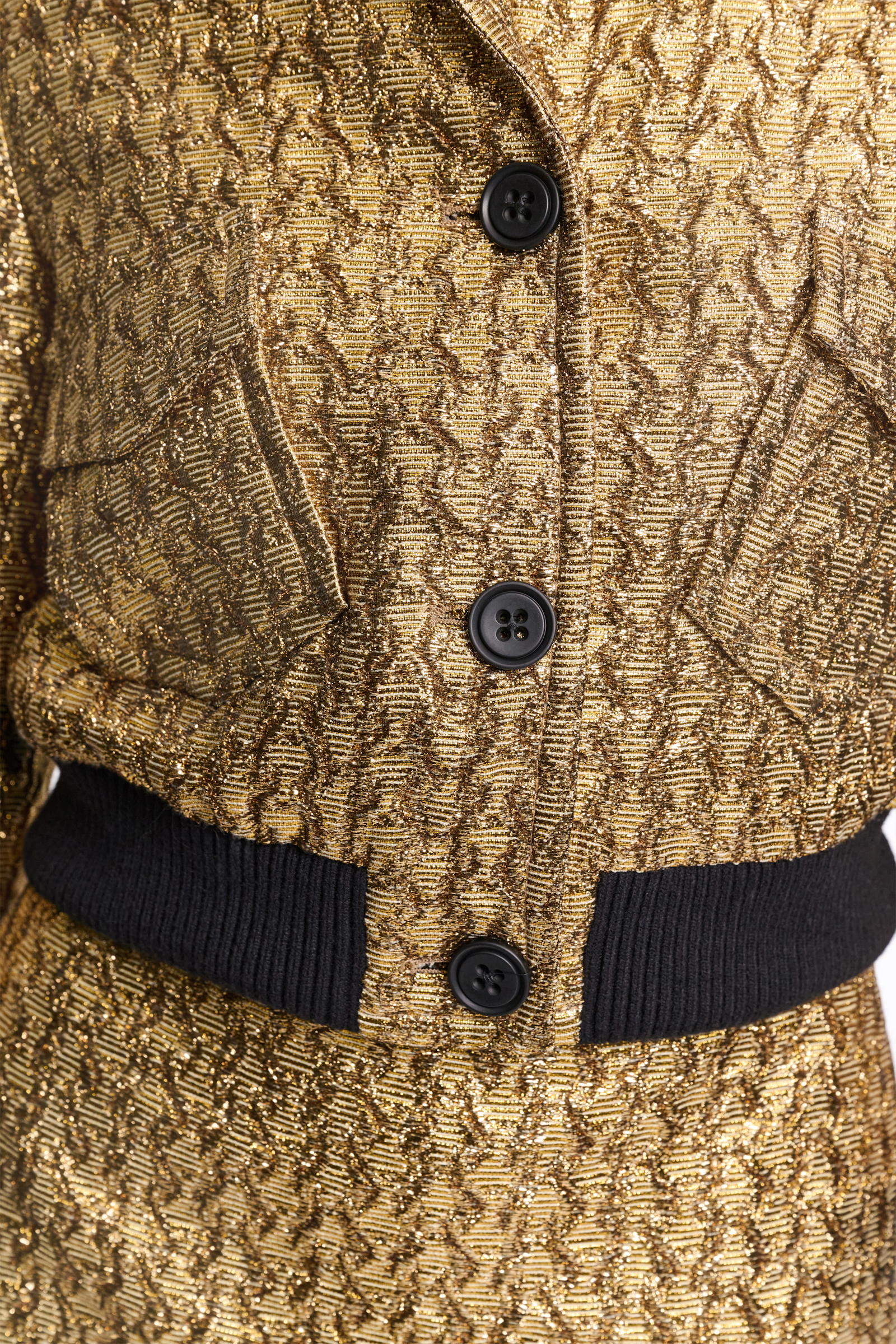 Dorothee Schumacher Goldene Lurexjacke gold