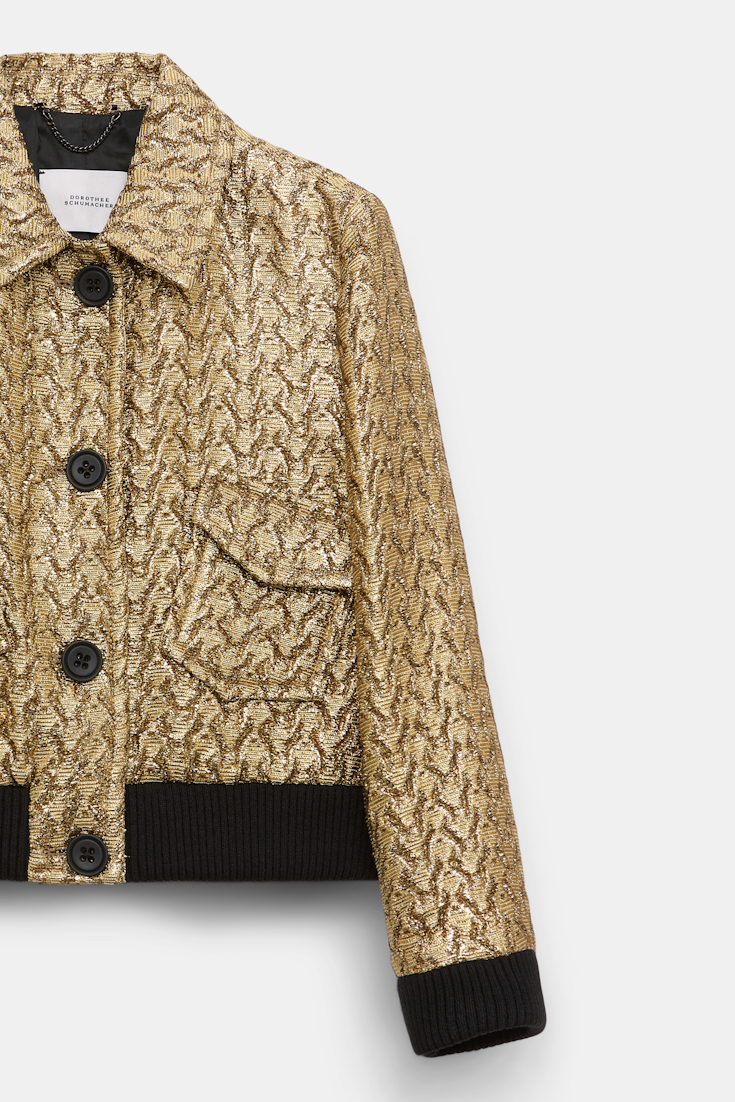 Dorothee Schumacher Goldene Lurexjacke gold