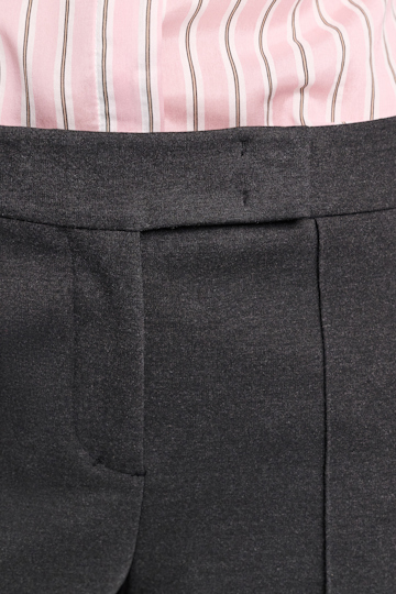 Dorothee Schumacher Wide leg pants in Punto Milano charcoal melange