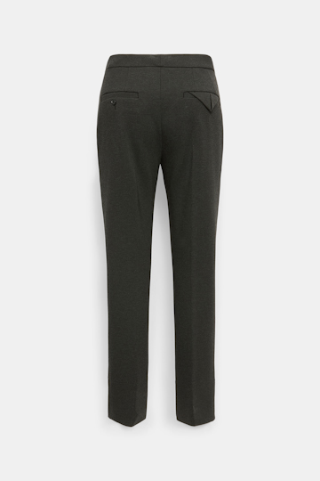Dorothee Schumacher Slim fit pants in Punto Milano charcoal melange