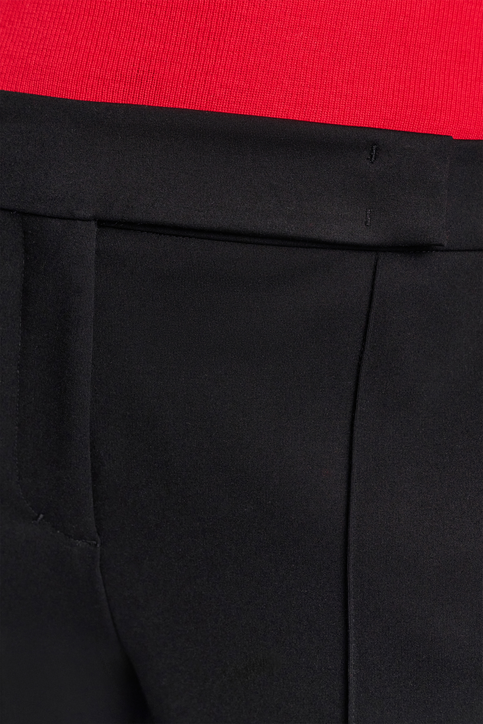 Dorothee Schumacher Hose mit schmalem Bein aus Punto Milano pure black