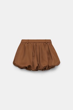 Dorothee Schumacher Mini balloon skirt in Duchesse terra