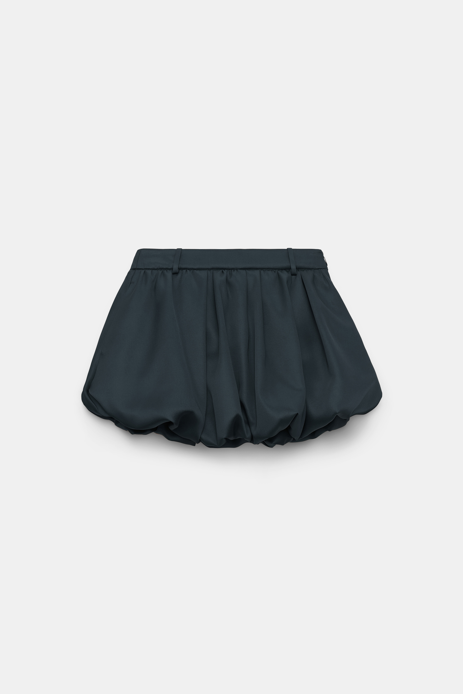 Dorothee Schumacher Mini balloon skirt in Duchesse graphite