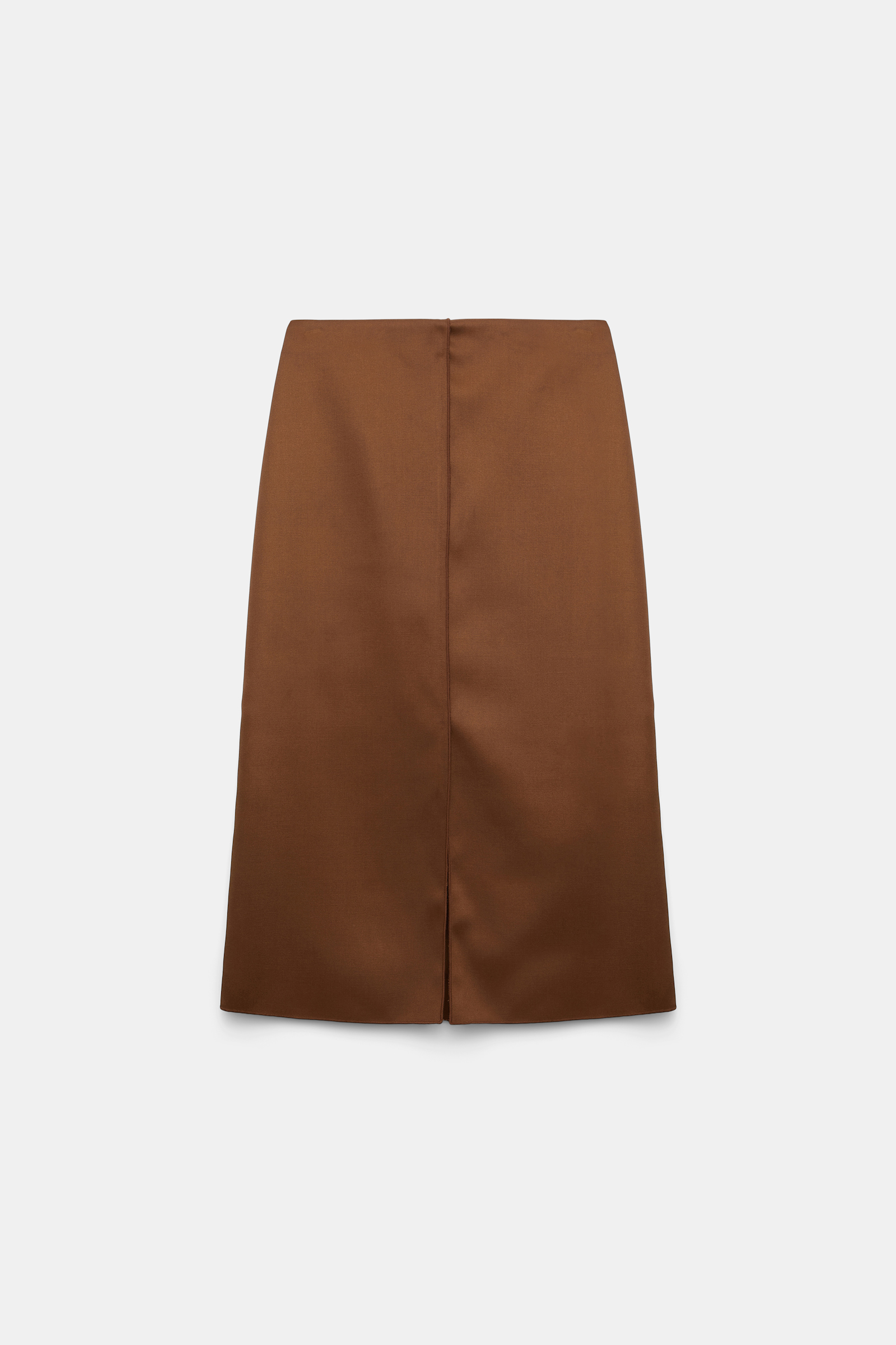 Dorothee Schumacher Pencil skirt with slit in Duchesse terra
