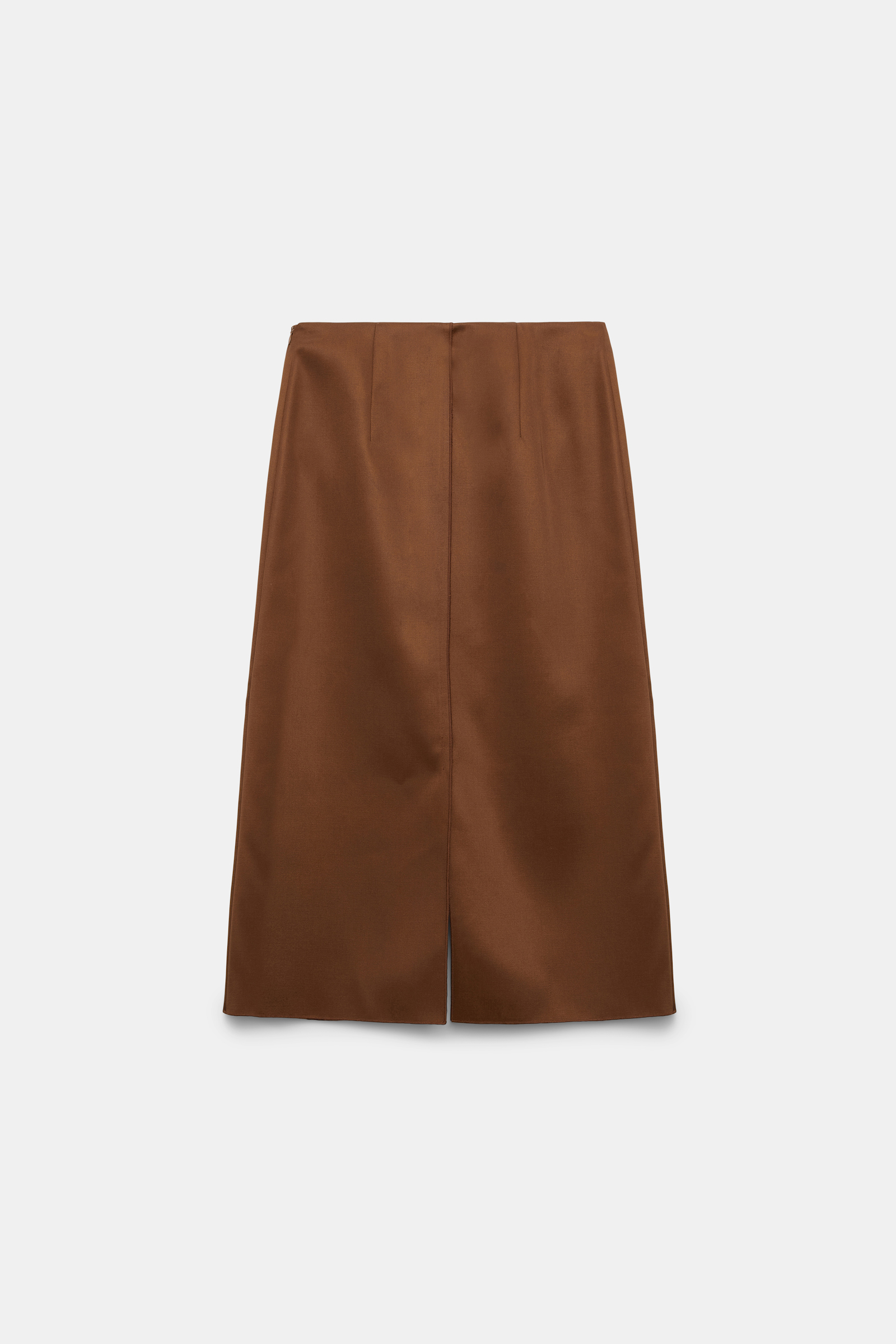 Dorothee Schumacher Pencil skirt with slit in Duchesse terra