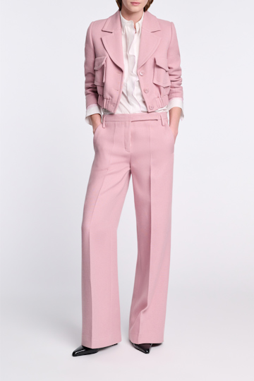 Dorothee Schumacher Hemd aus Baumwoll-Popeline white lilac