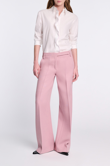 Dorothee Schumacher Hemd aus Baumwoll-Popeline white lilac