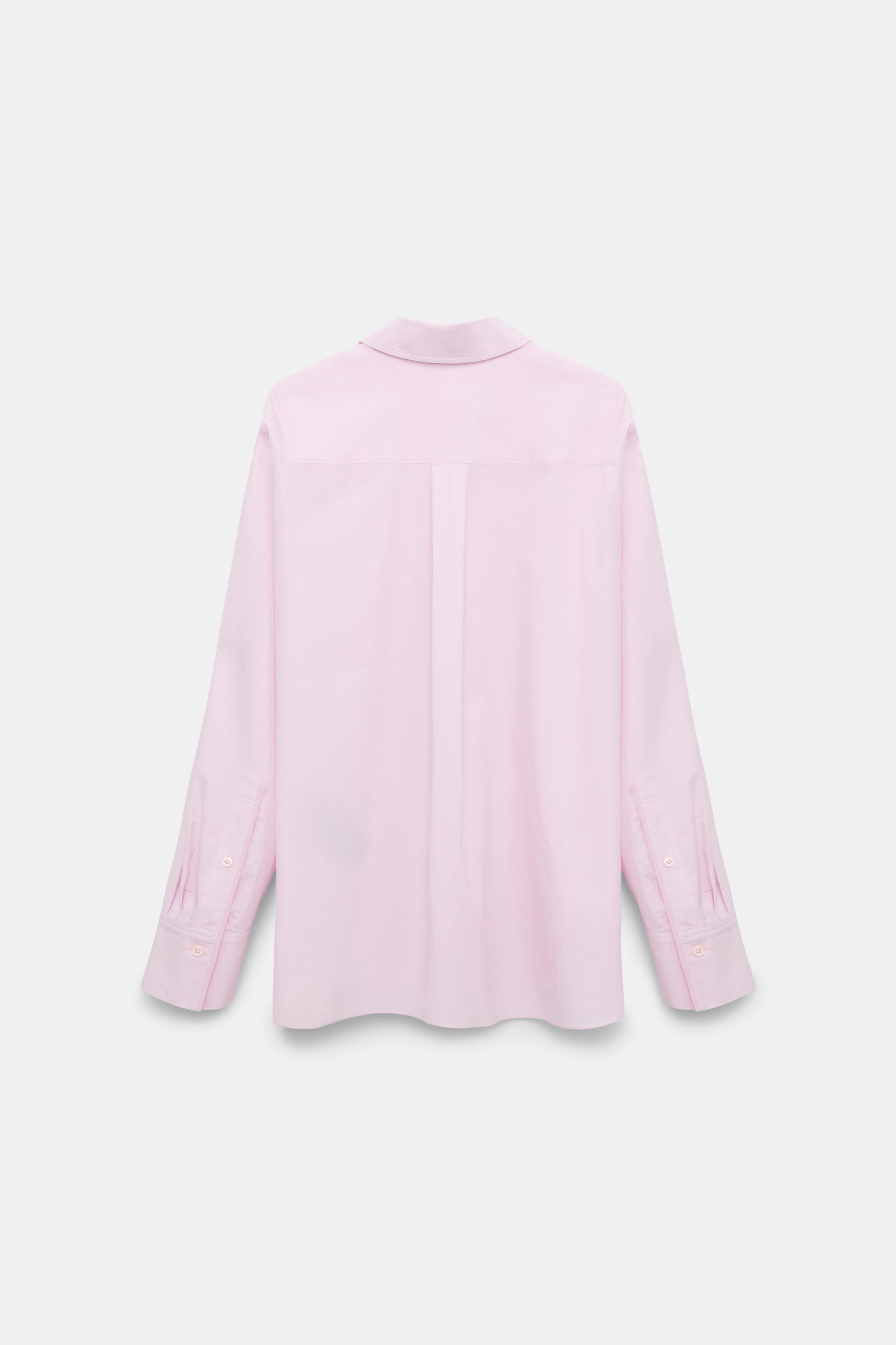 Dorothee Schumacher Cotton poplin shirt with ruffle rose
