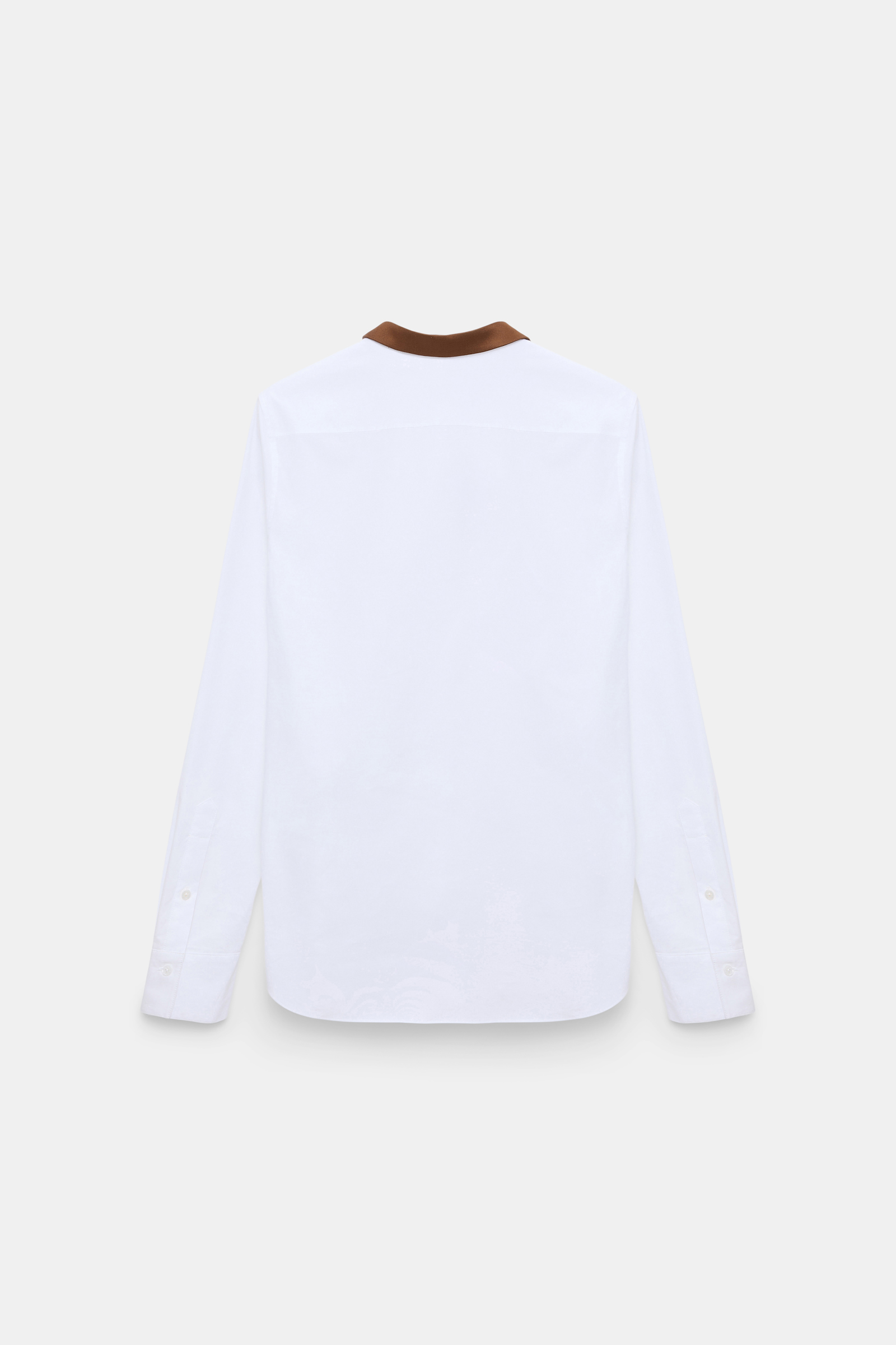 Dorothee Schumacher Cotton poplin shirt with bowtie detail white terra