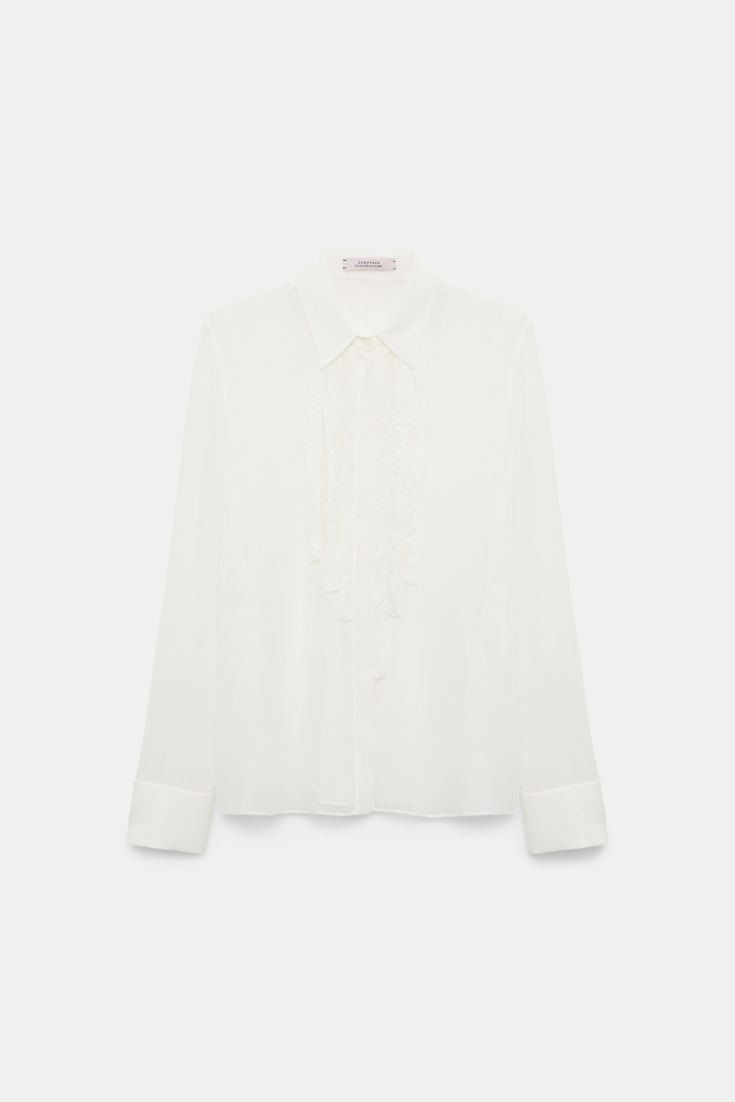 Dorothee Schumacher Georgette blouse camellia white