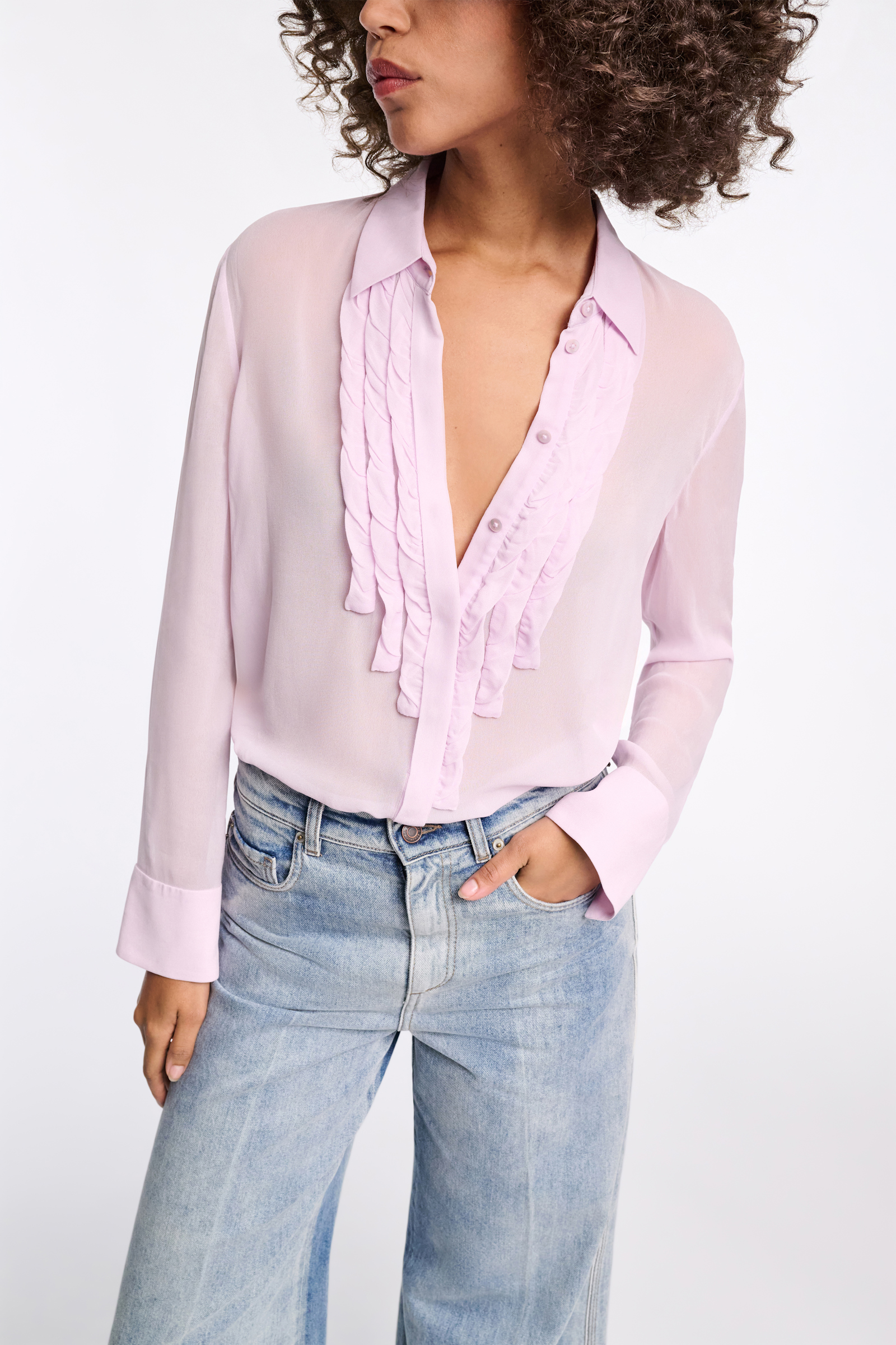 Dorothee Schumacher Georgette blouse lilac