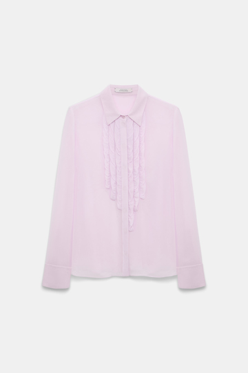 Dorothee Schumacher Bluse aus Georgette lilac