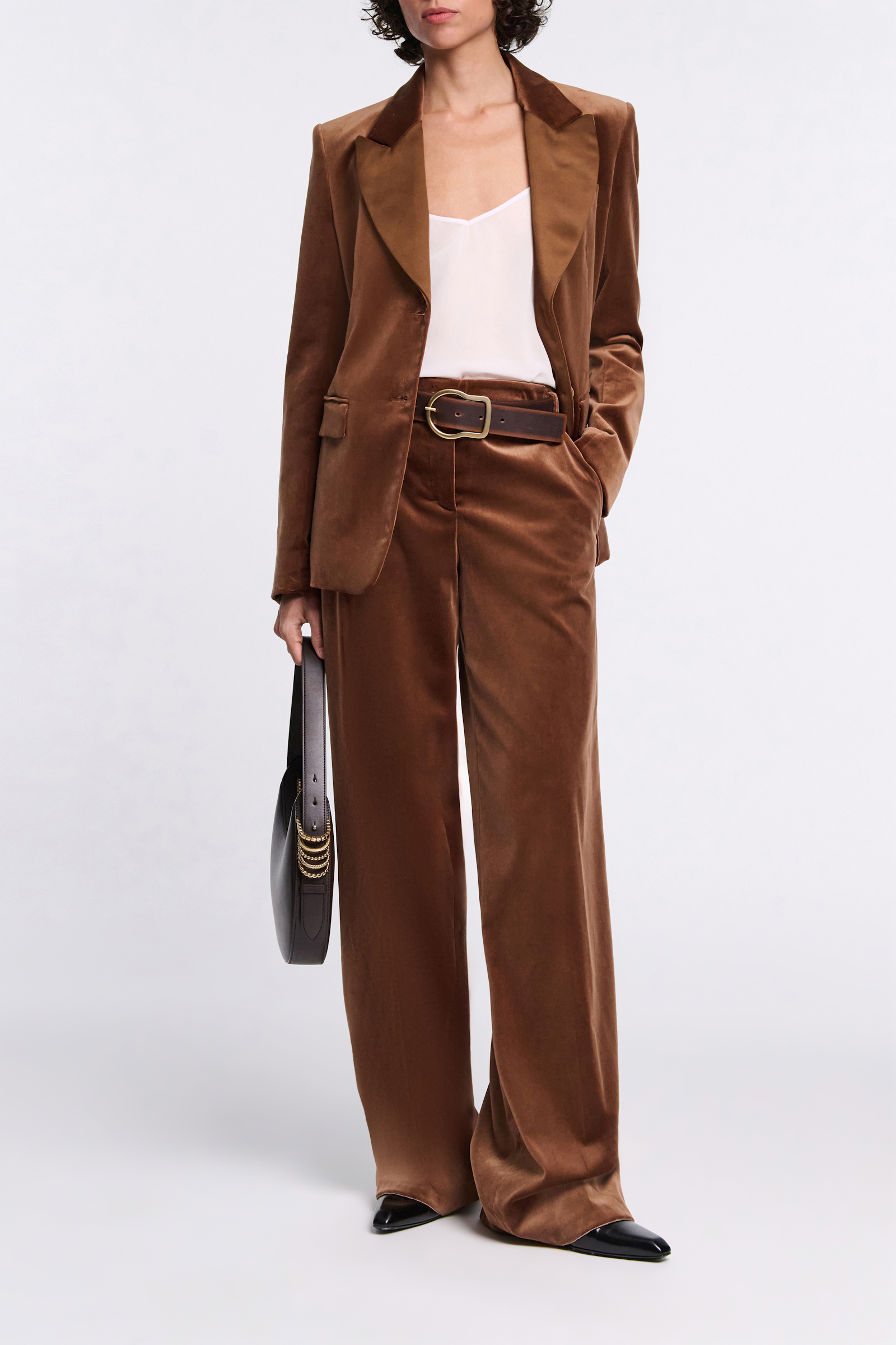 Dorothee Schumacher Top aus Georgette camellia white