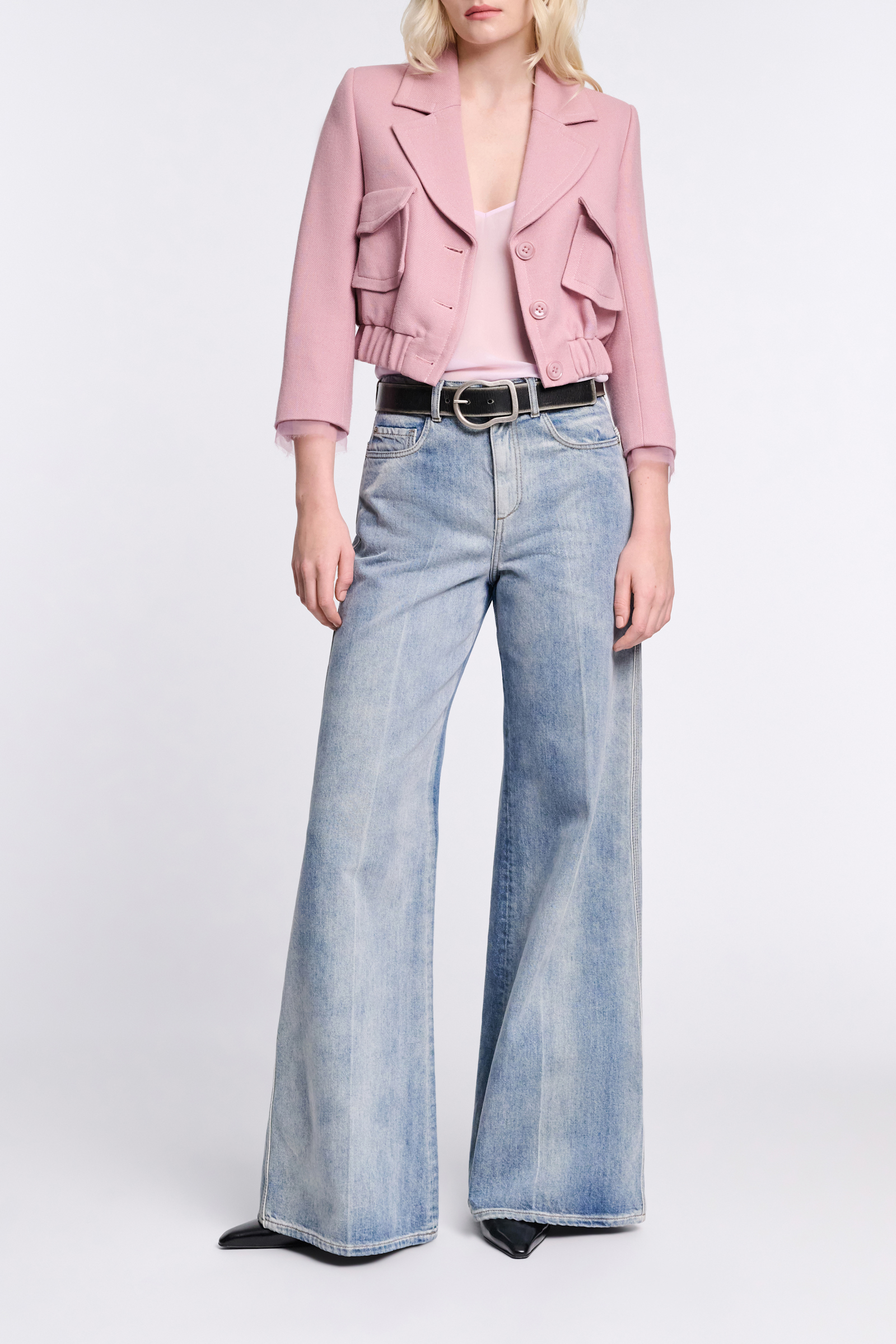 Dorothee Schumacher Top aus Georgette lilac