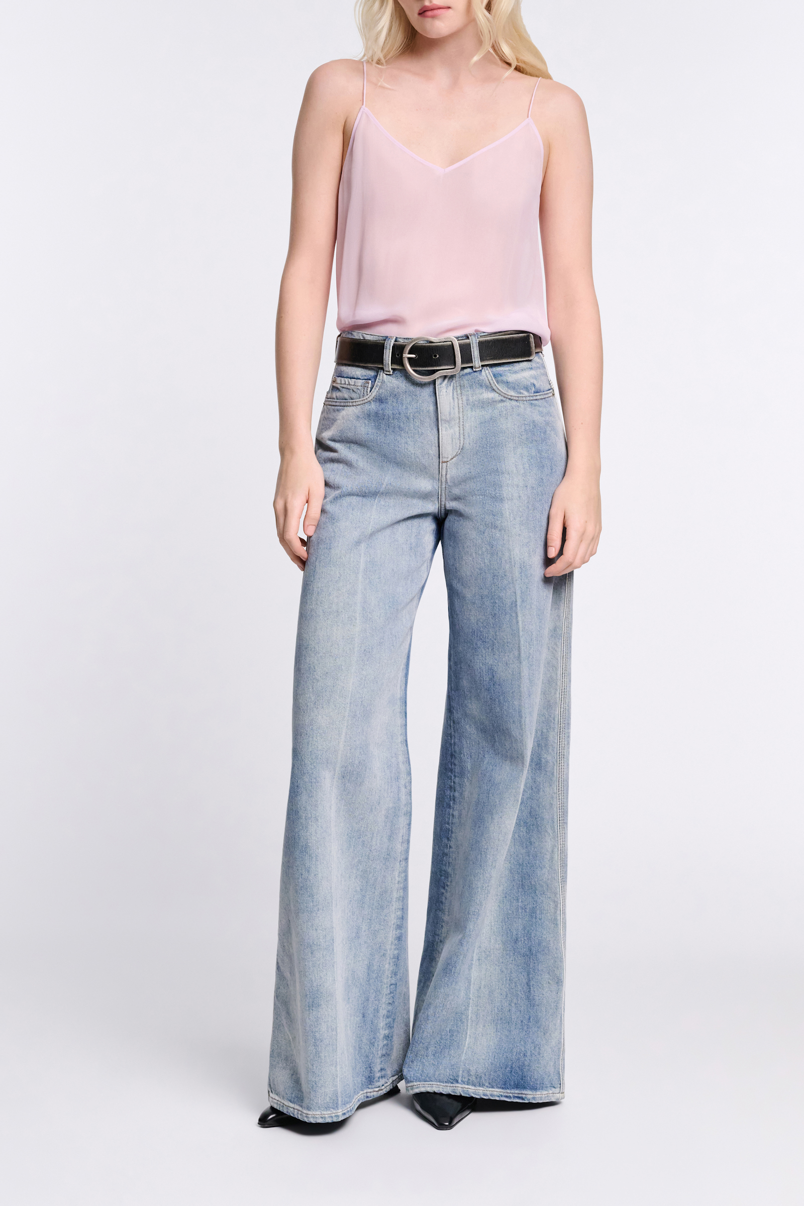 Dorothee Schumacher Top aus Georgette lilac