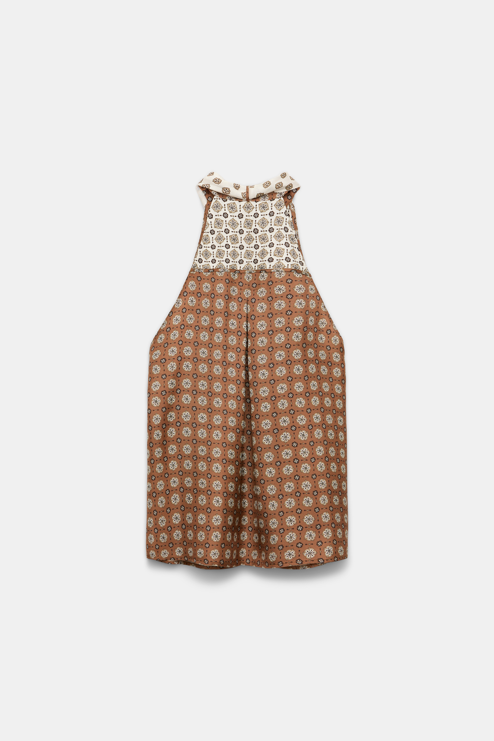Dorothee Schumacher Top aus bedrucktem Seidentwill brown big tie