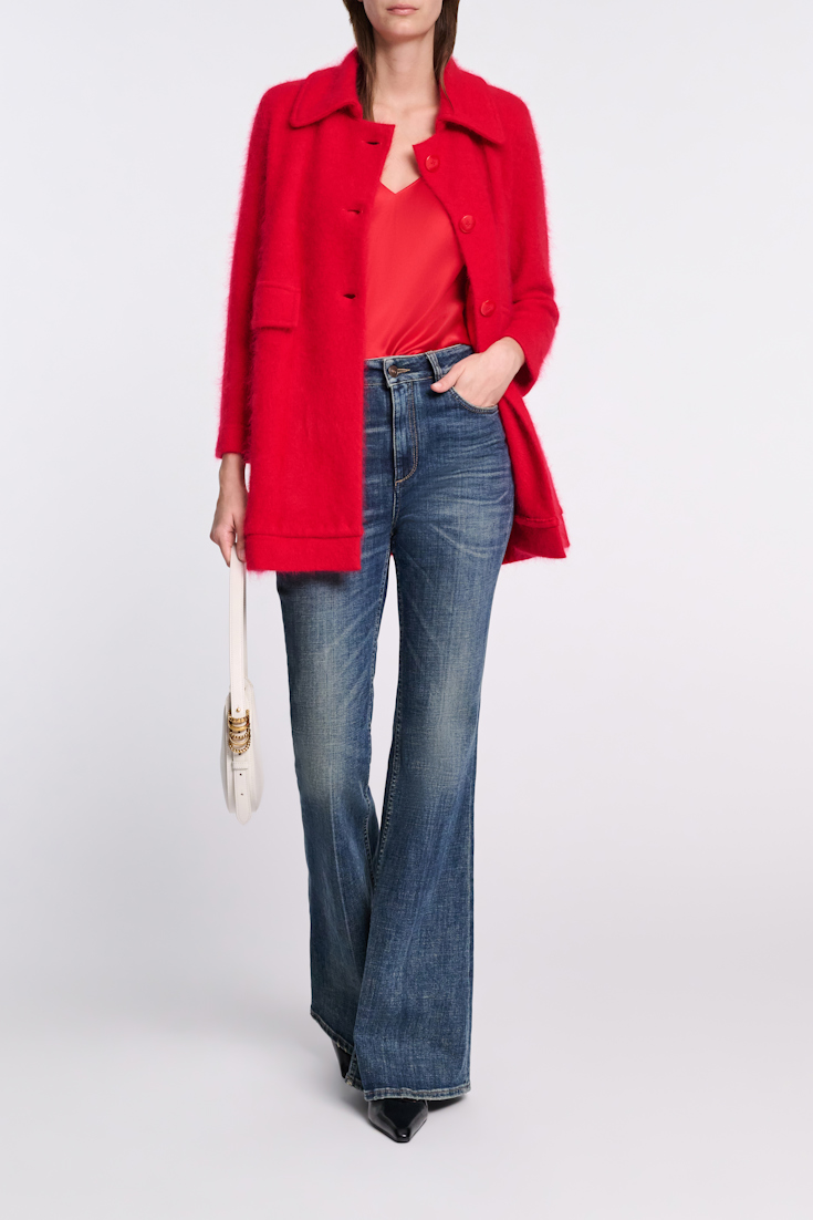 Dorothee Schumacher V-neck satin tank top lollipop