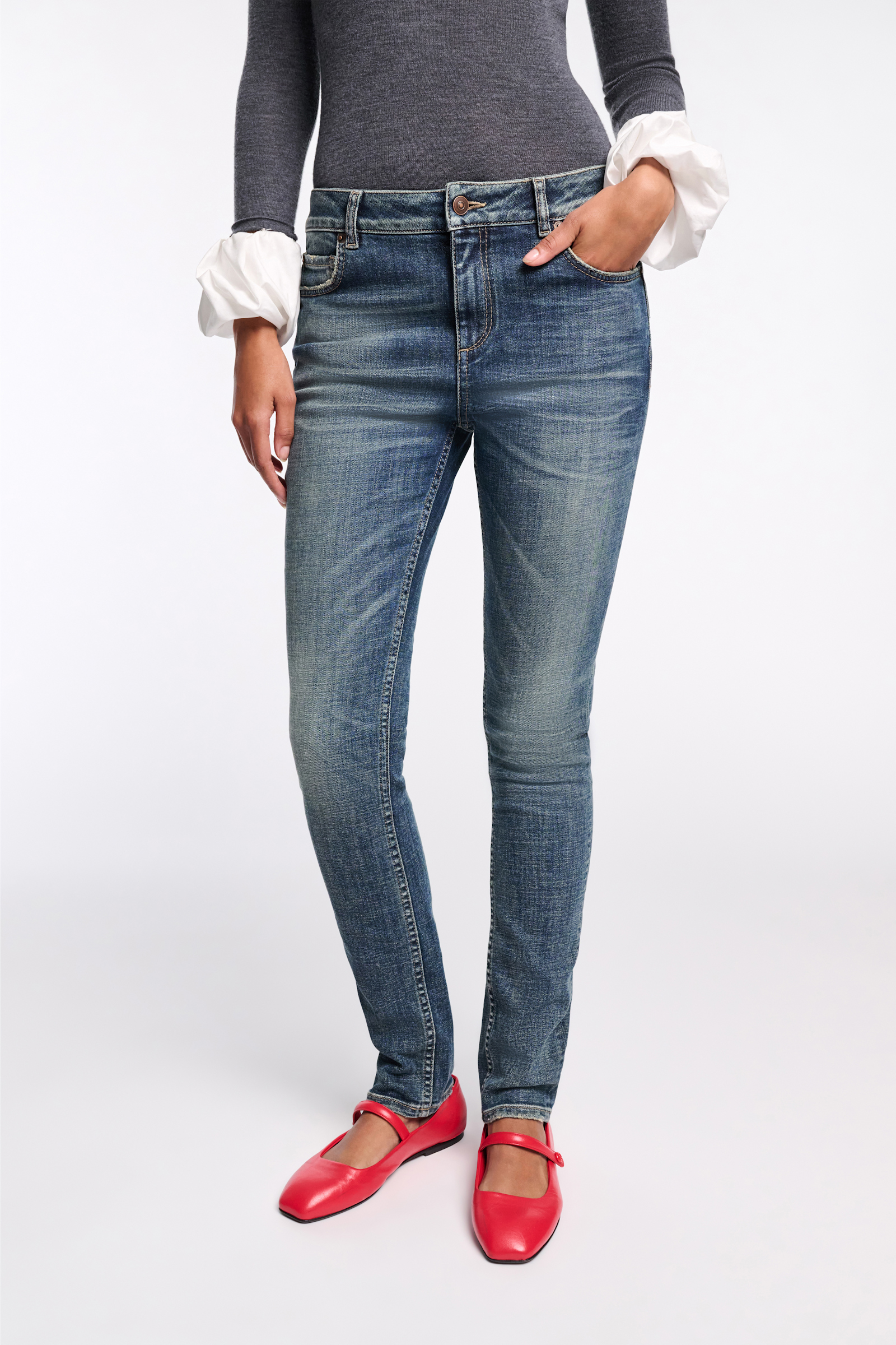 Dorothee Schumacher Mary-Janes with elastic strap true red