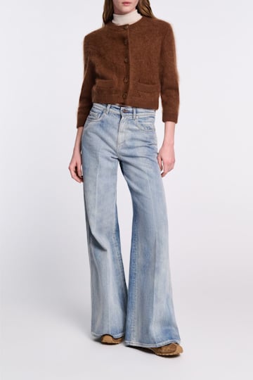 Dorothee Schumacher Sneaker mit Shearlin-Futter aus Materialmix camel brown