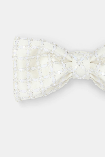 Dorothee Schumacher Embellished Duchesse bow brooch pearl