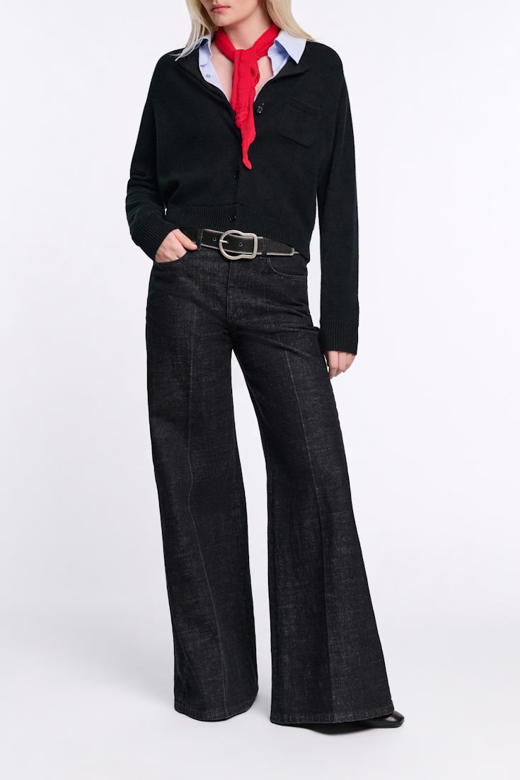 Dorothee Schumacher Triangular scarf with twisted edge details lollipop