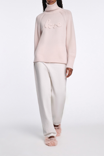 Dorothee Schumacher Rollkragenpullover aus Merino und Kaschmir medium creme