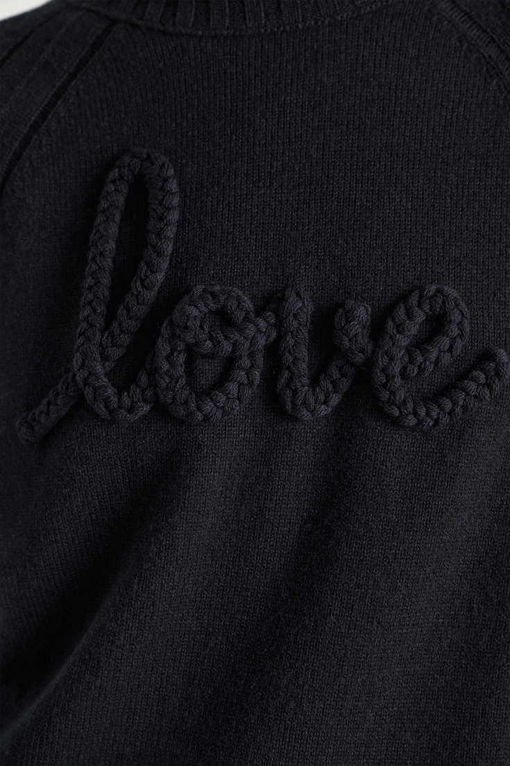 Dorothee Schumacher Turtleneck pullover in Merino-cashmere pure black