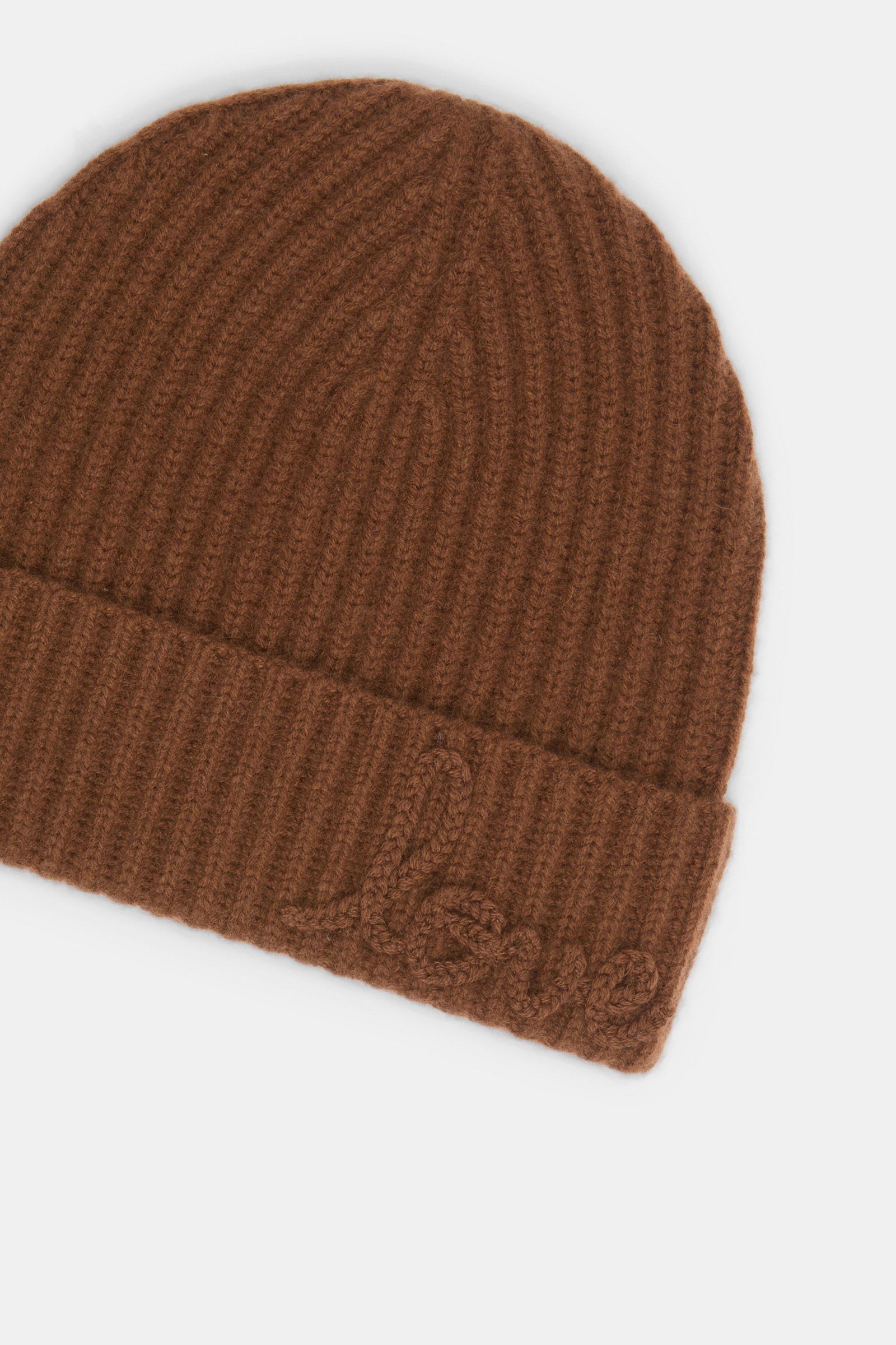 Dorothee Schumacher Ribbed Merino-cashmere LOVE beanie Coffee
