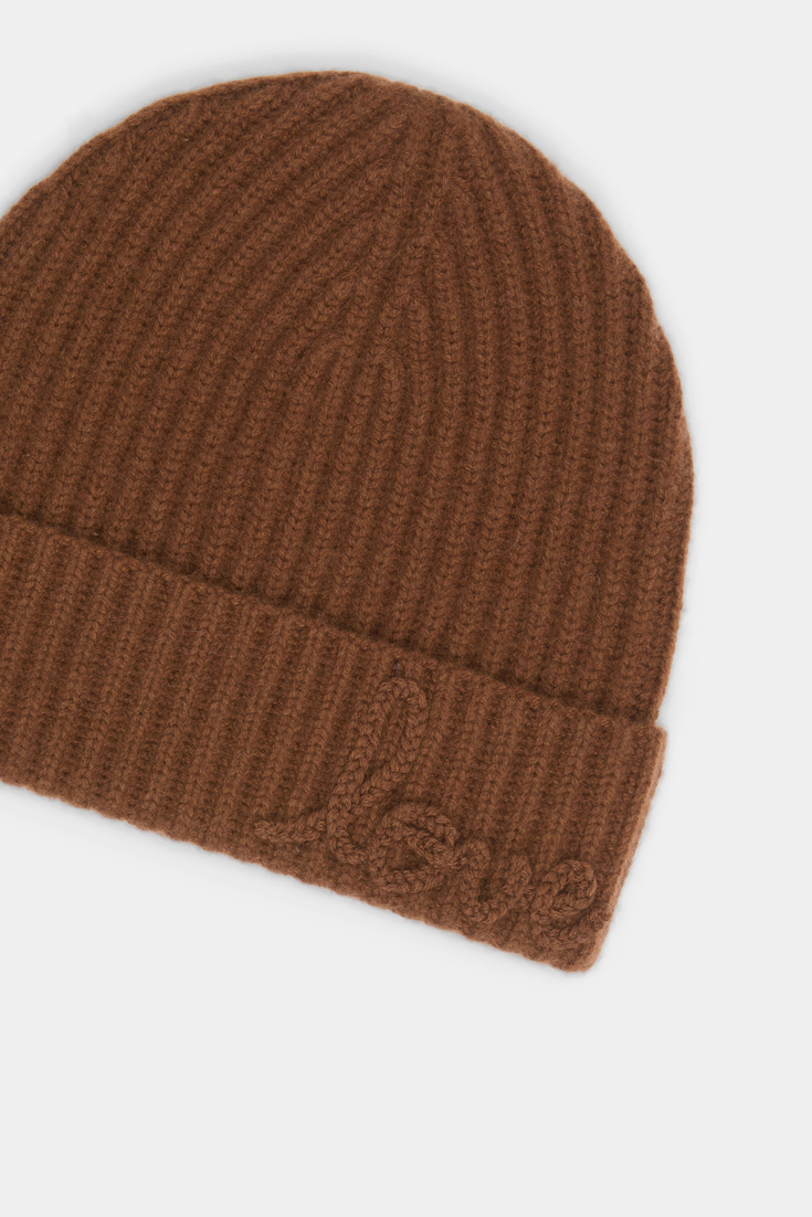 Dorothee Schumacher Ribbed Merino-cashmere LOVE beanie Coffee