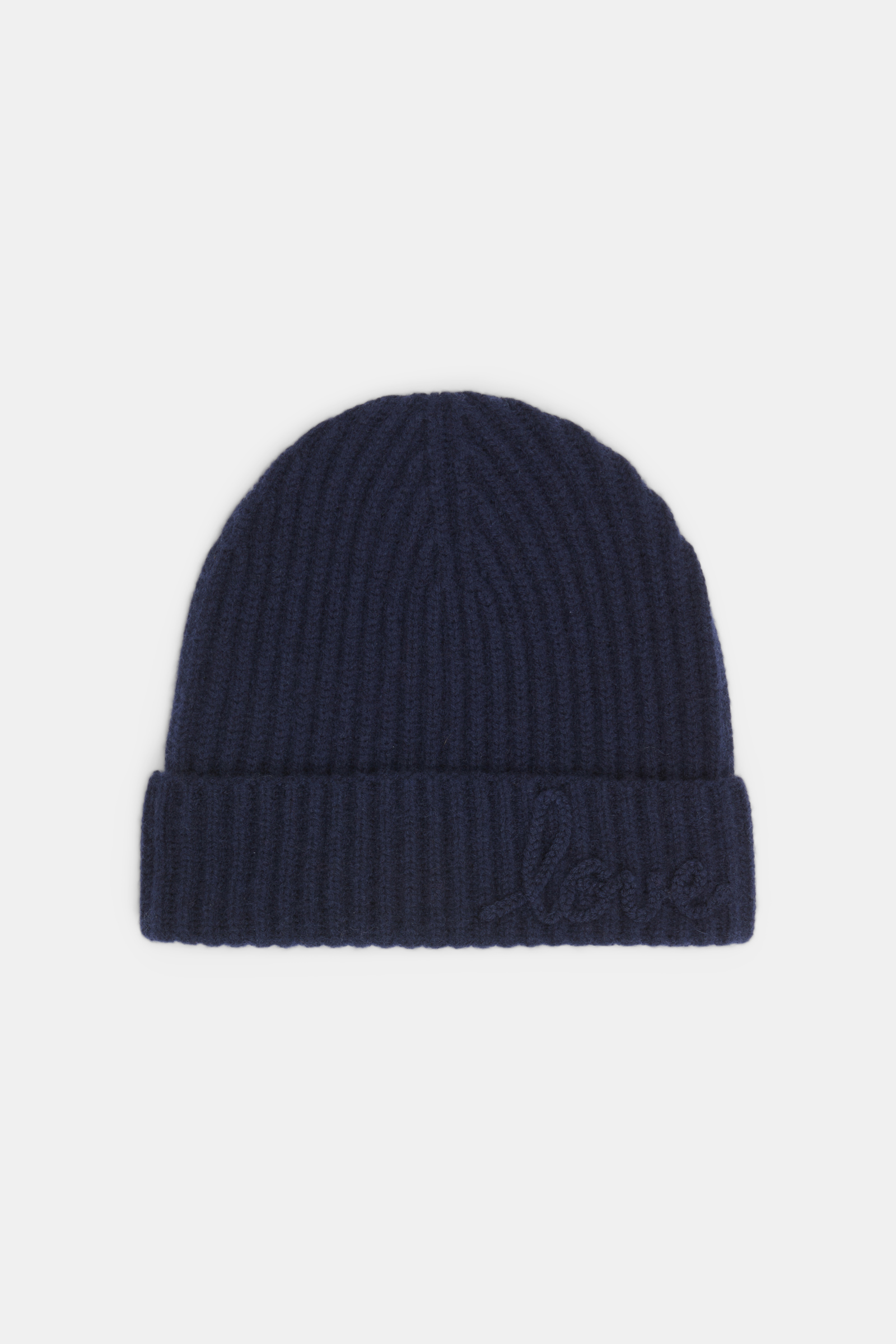 Dorothee Schumacher Ribbed Merino-cashmere LOVE beanie true navy