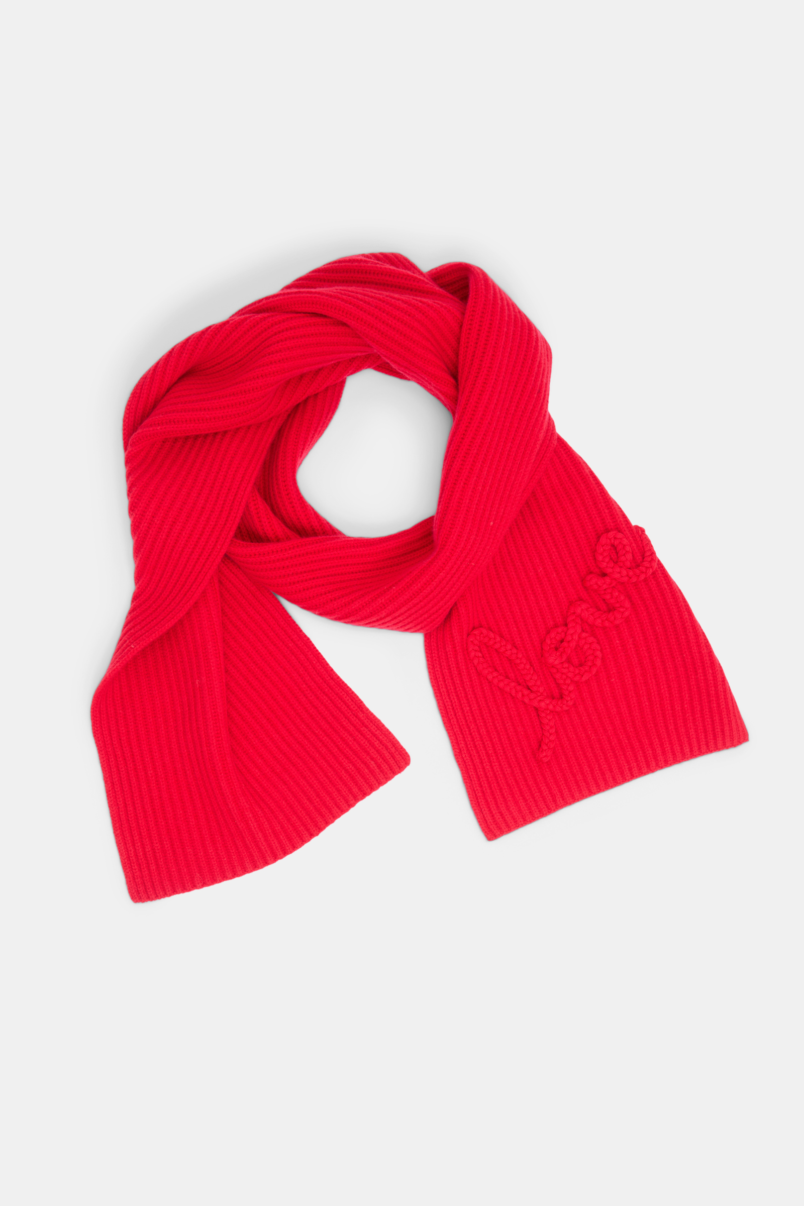 Dorothee Schumacher Gerippter Merino-Kaschmir-Schal LOVE lollipop