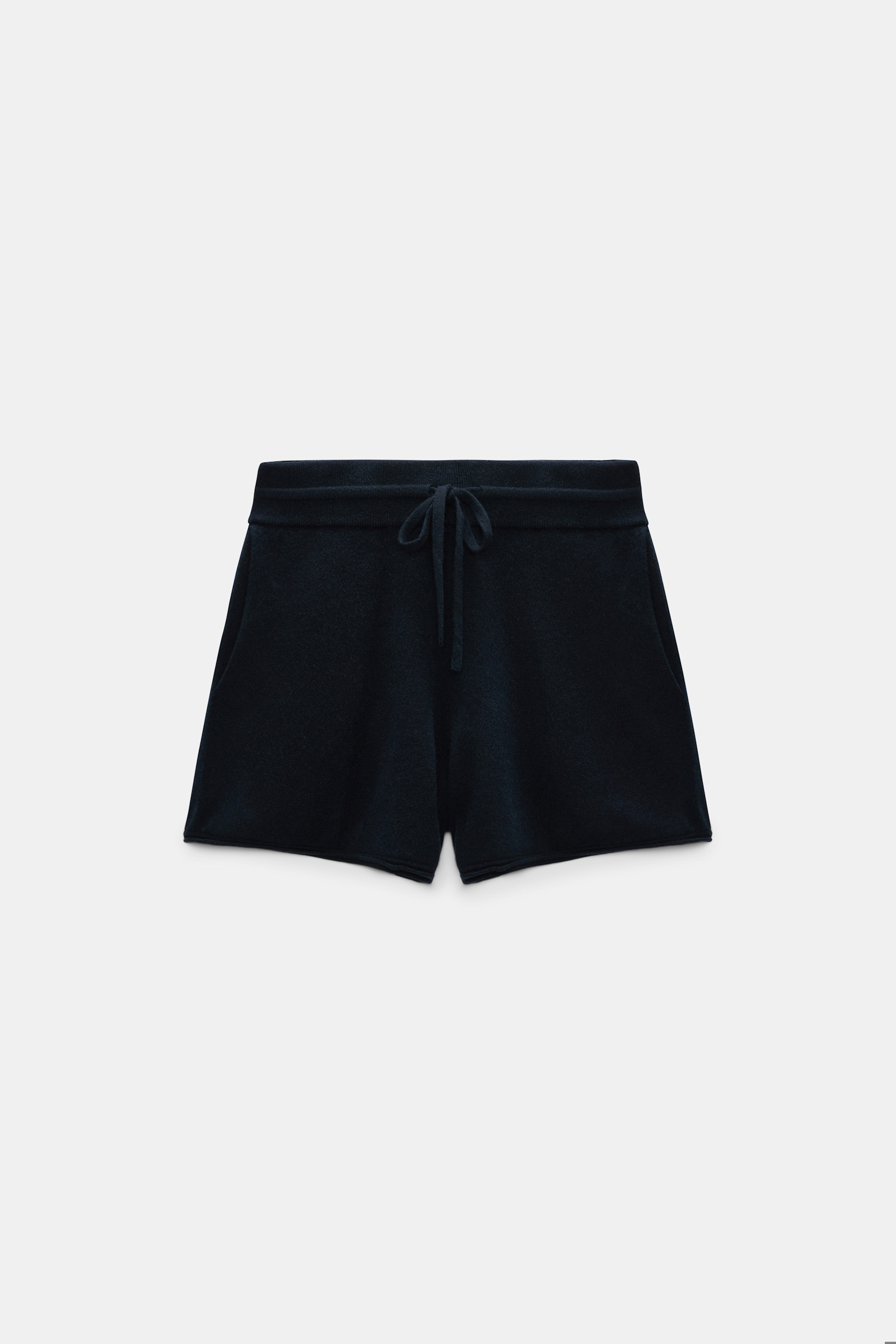 Dorothee Schumacher Merino-Kaschmir-Shorts mit Kordelzug night blue