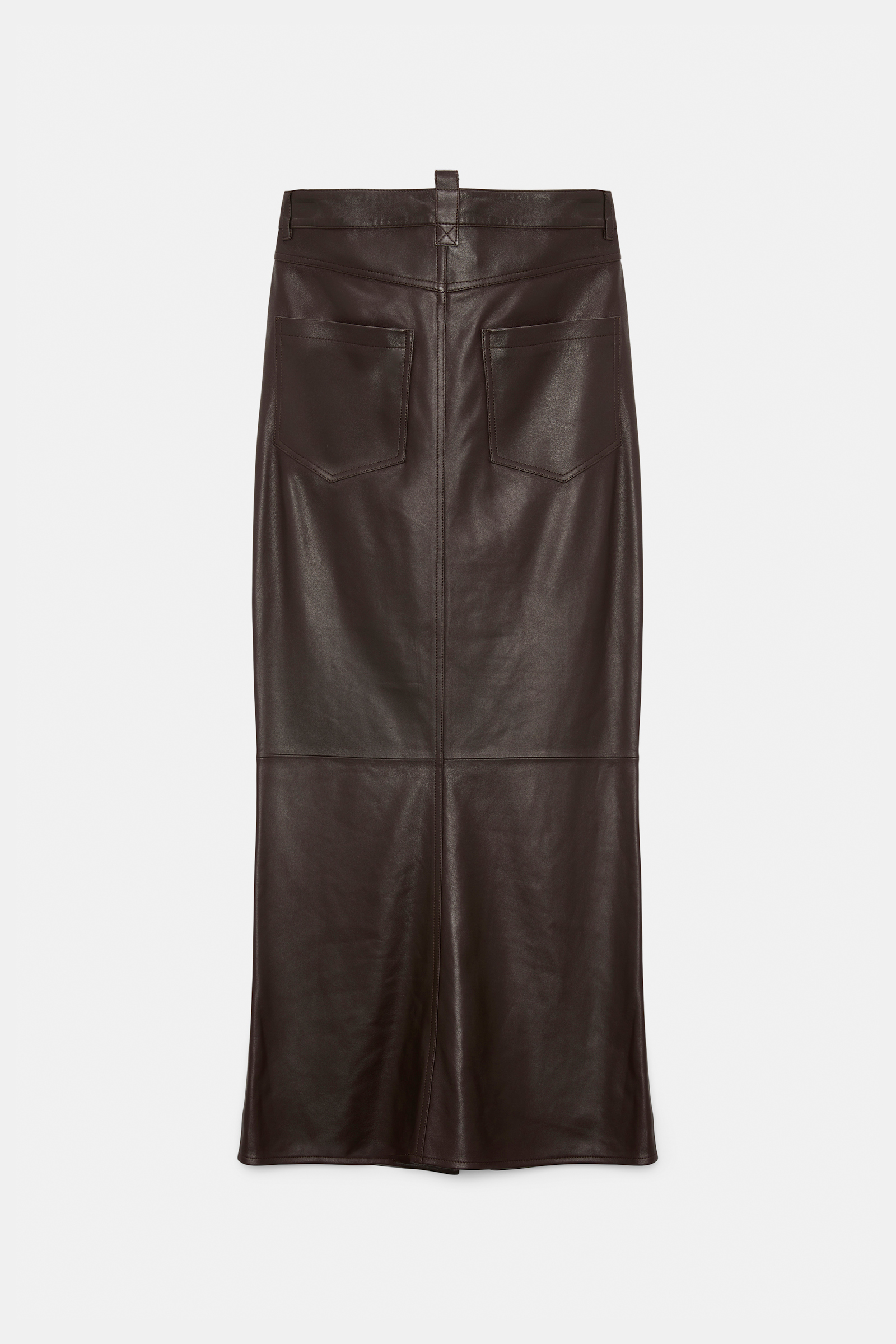 Dorothee Schumacher Rock aus Lammleder black chocolate