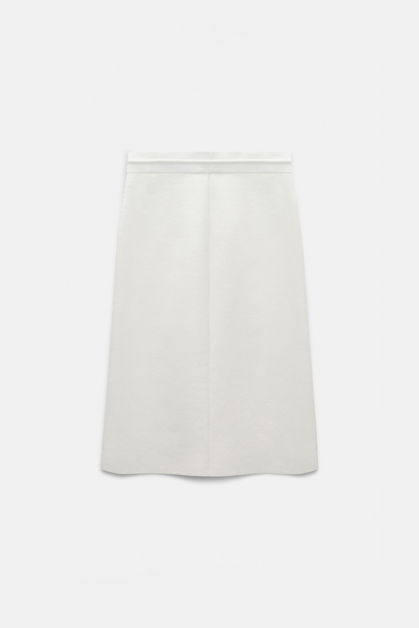 Dorothee Schumacher Strick-Rock aus Baumwoll-Stretch eggshell