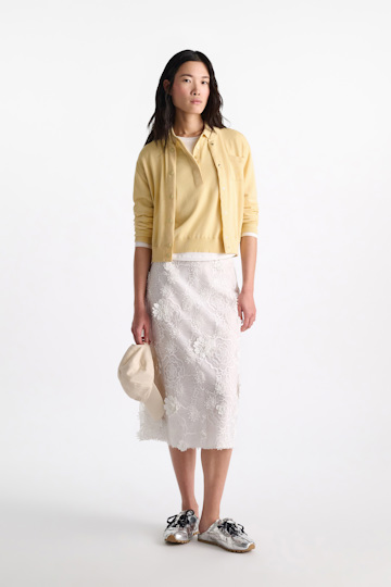 Dorothee Schumacher Knit bomber jacket-style cardigan pastis