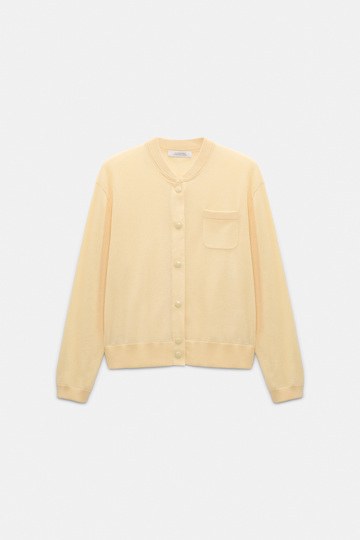 Dorothee Schumacher Knit bomber jacket-style cardigan pastis