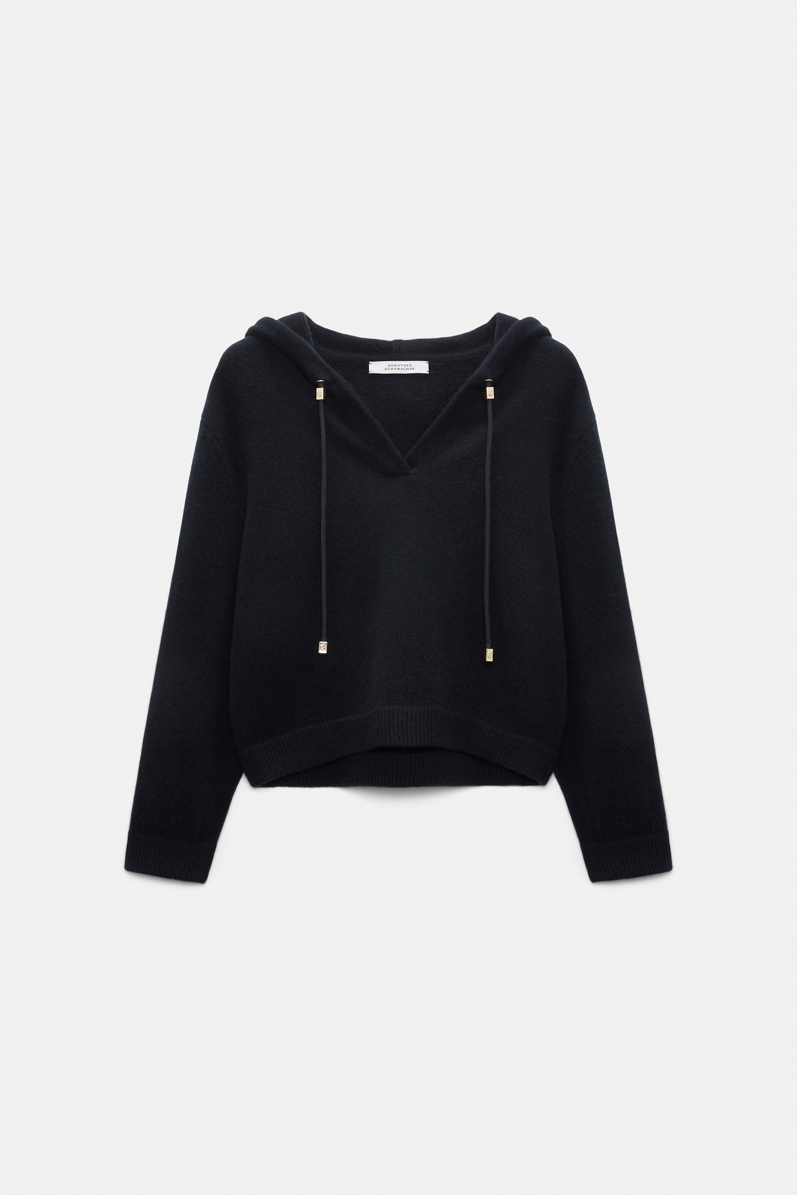 Dorothee Schumacher Hooded Pullover dark navy