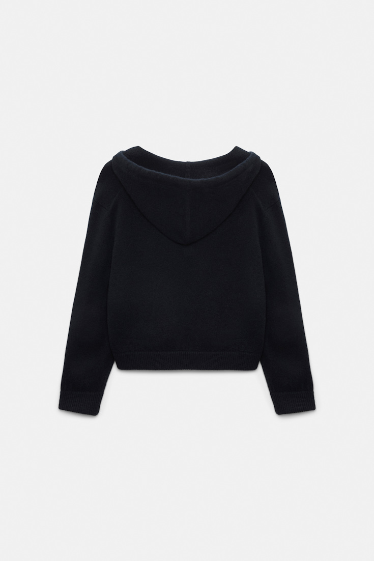 Dorothee Schumacher Hooded Pullover dark navy
