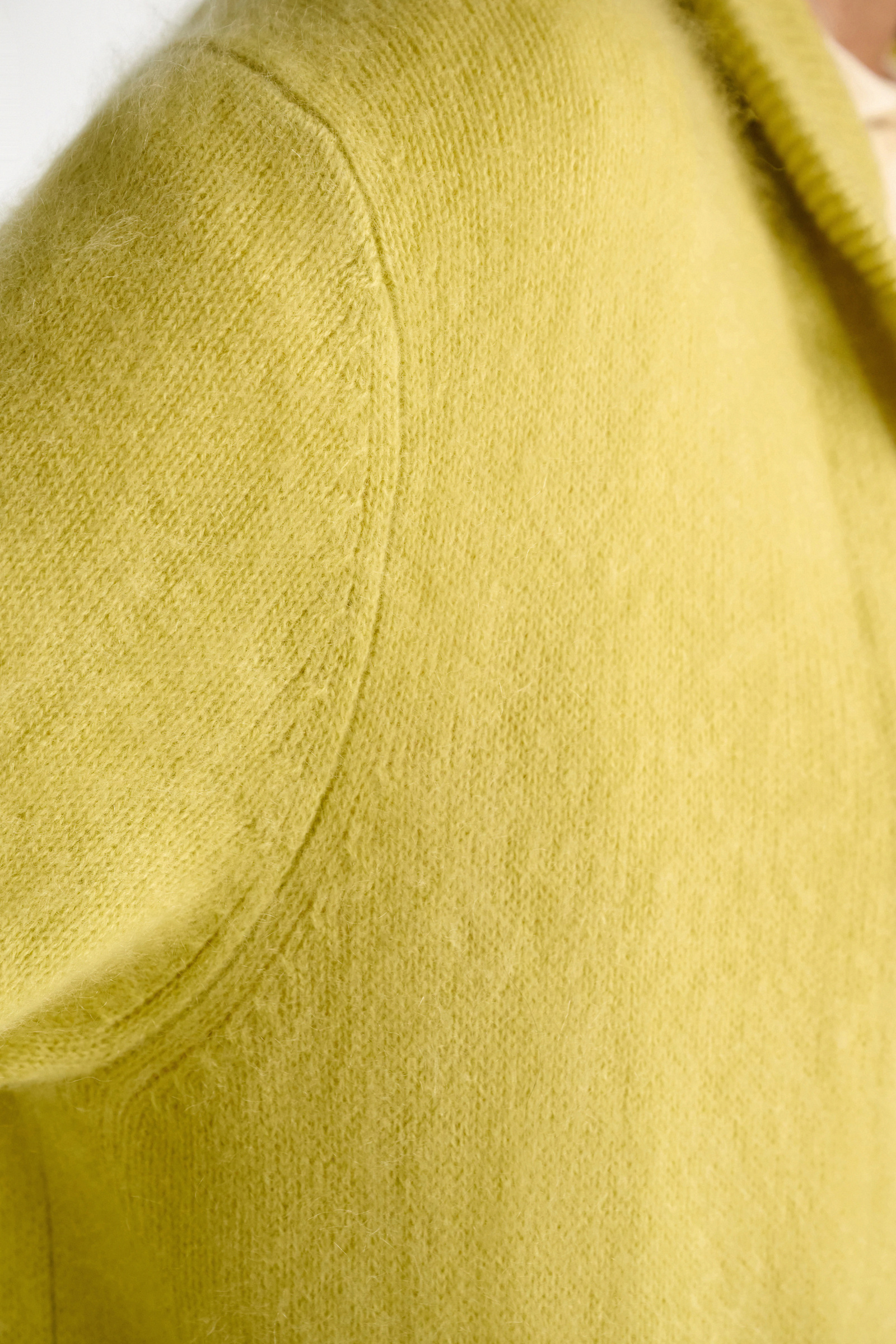 Dorothee Schumacher Bomberjacke aus Merino und Kaschmir goldfinch