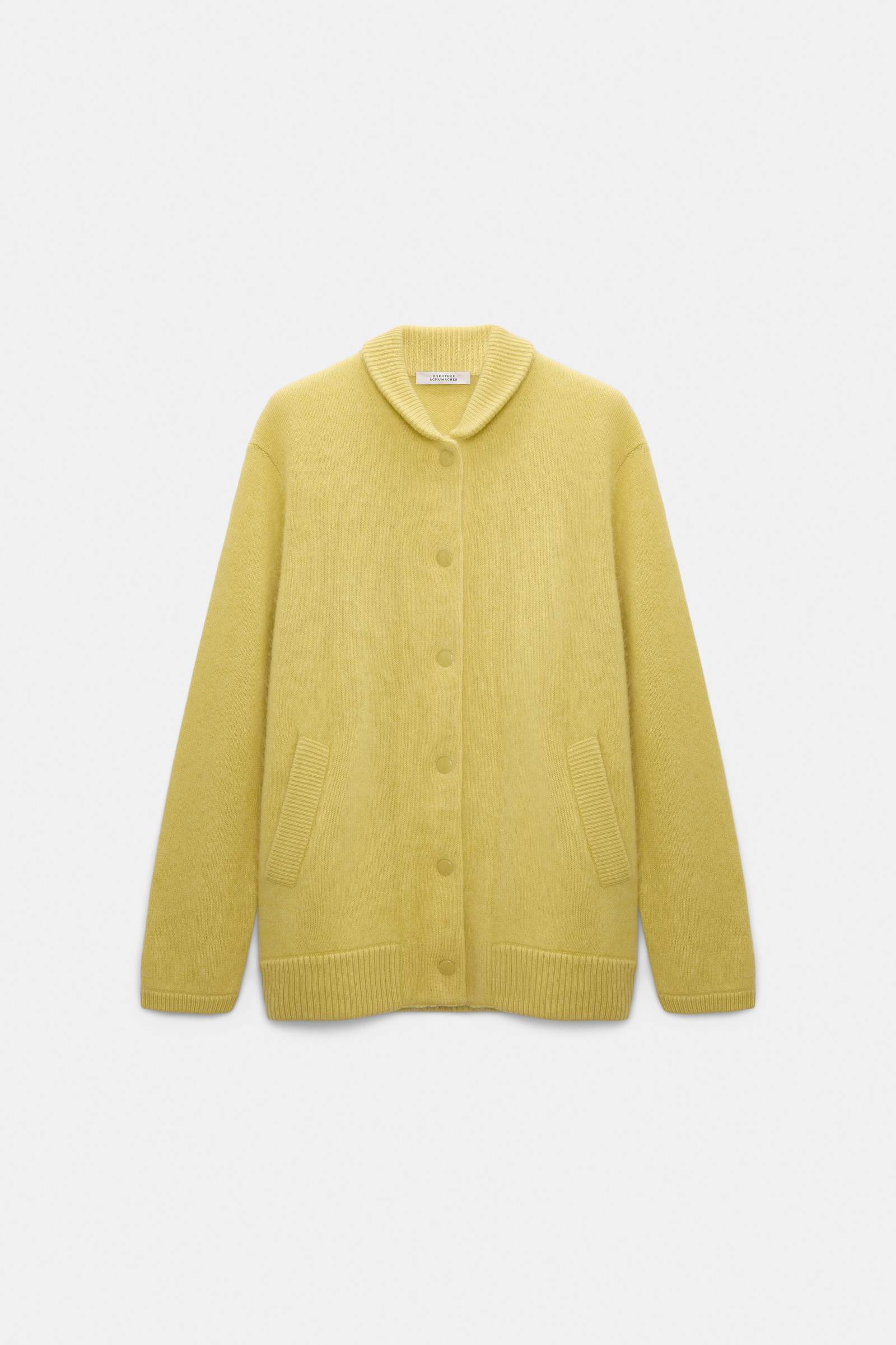 Dorothee Schumacher Bomberjacke aus Merino und Kaschmir goldfinch