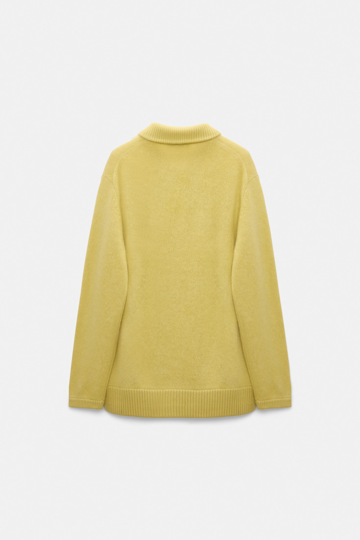 Dorothee Schumacher Bomberjacke aus Merino und Kaschmir goldfinch