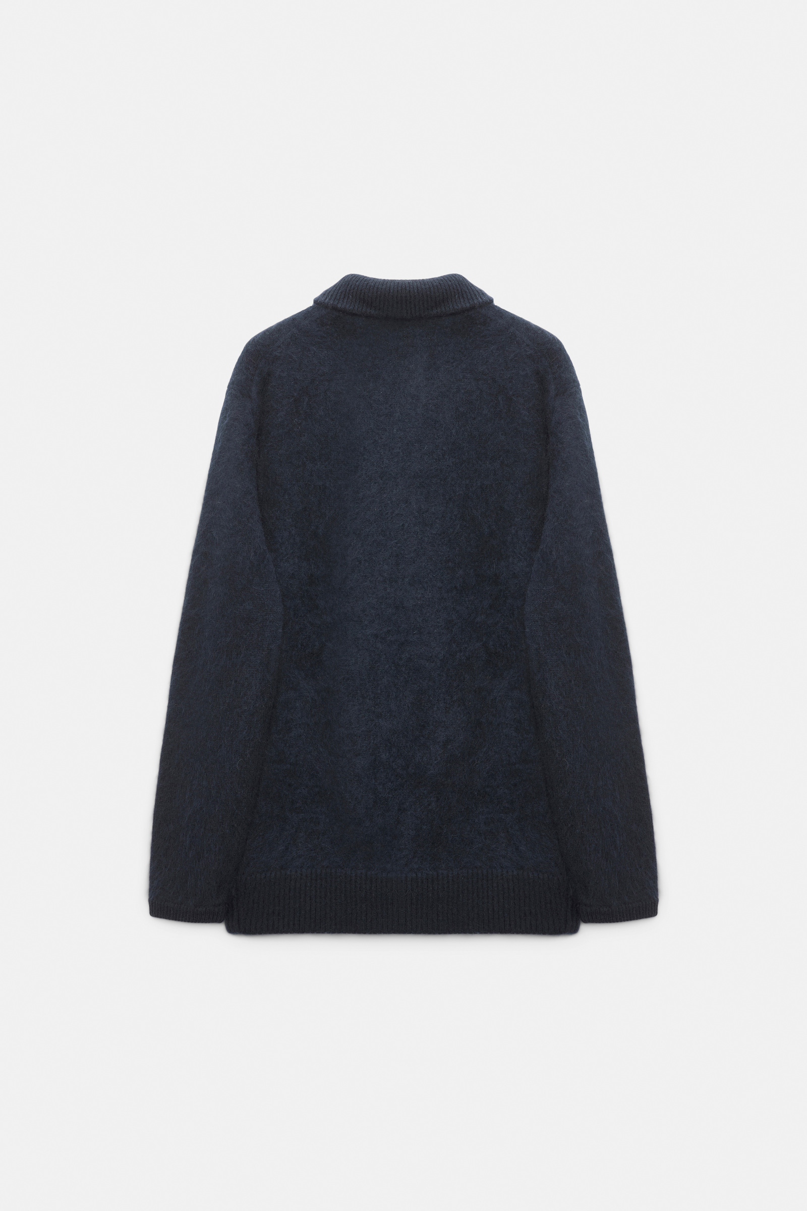 Dorothee Schumacher Merino-cashmere knit bomber jacket dark navy