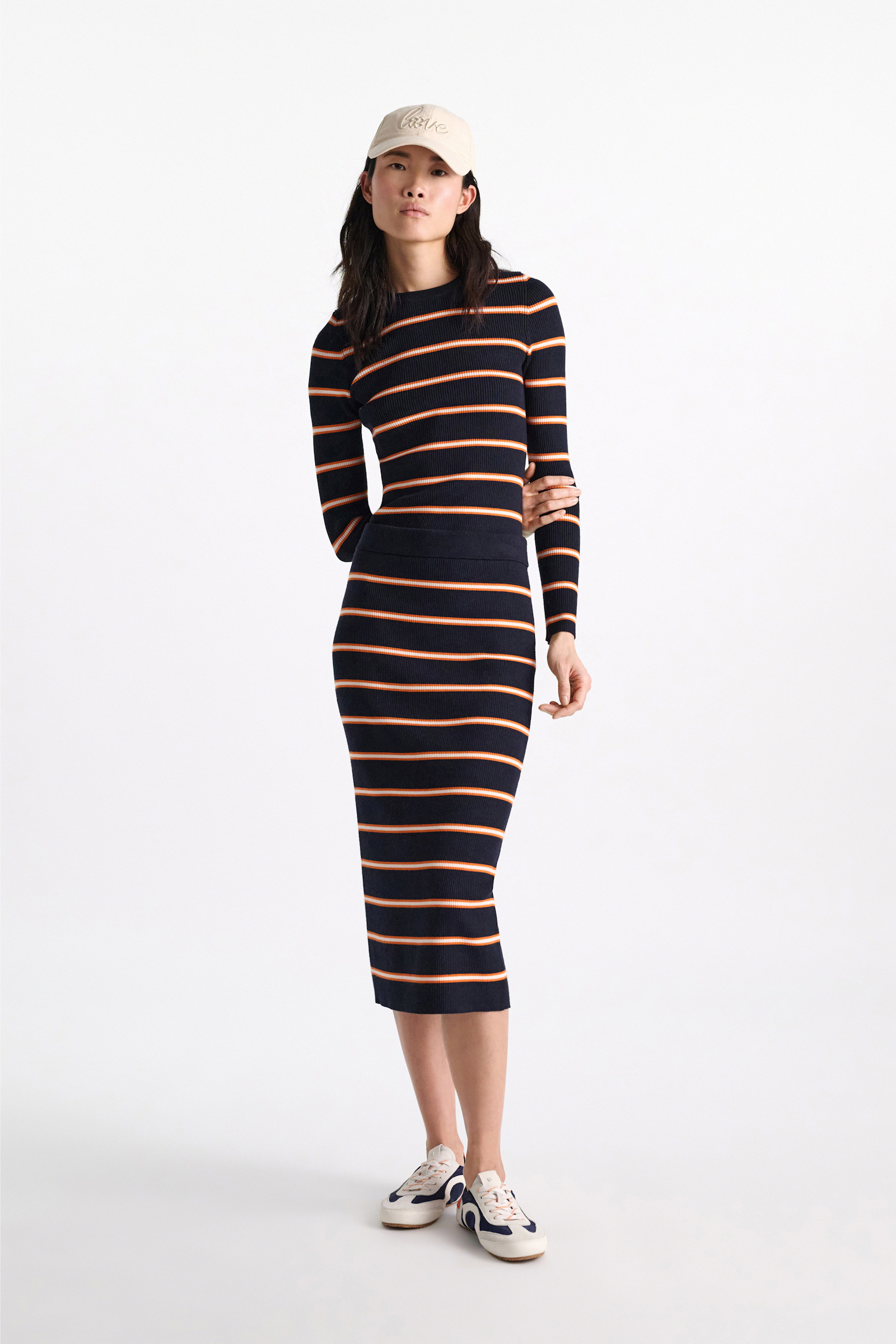 Dorothee Schumacher Gestreifter Pullover energetic blue trio