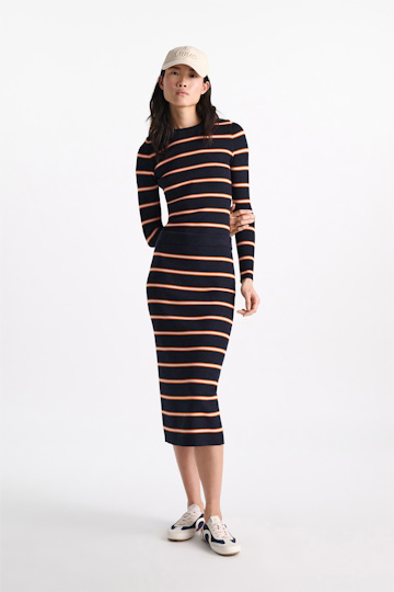 Dorothee Schumacher Gestreifter Pullover energetic blue trio