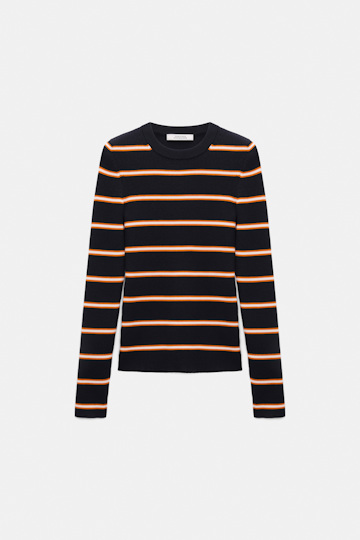 Dorothee Schumacher Gestreifter Pullover energetic blue trio
