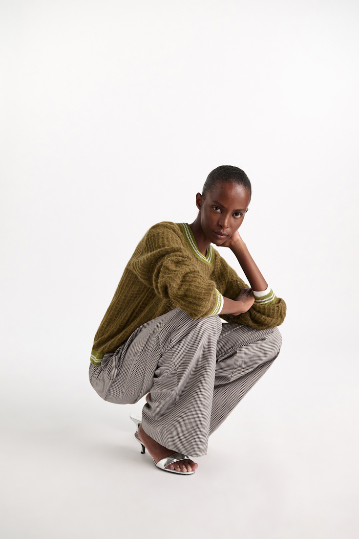 Dorothee Schumacher Open pointelle pullover seaweed